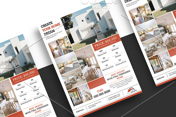 Real Estate Flyer V1064 in Flyer Templates - product preview 3