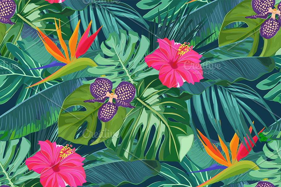 Summer Seamless Pattern in Patterns - product preview 8