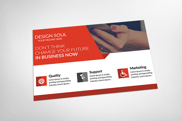 Corporate Postcard Template in Postcard Templates - product preview 2