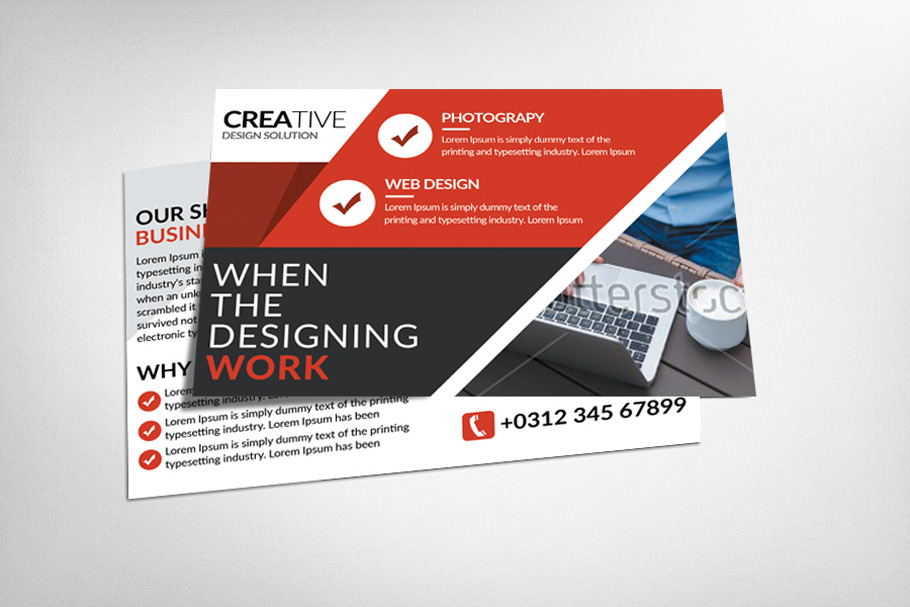 Creative Business Postcard Template