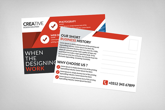 Creative Business Postcard Template in Postcard Templates - product preview 1