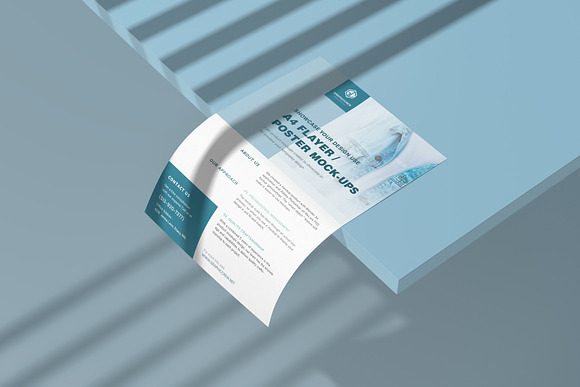 A4 Flyer / Poster Mockup in Print Mockups - product preview 11