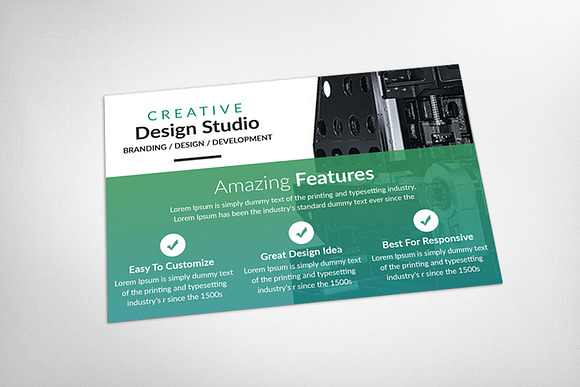 Creative Business Postcards in Postcard Templates - product preview 2