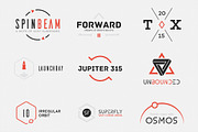 10 Futuristic Logos Pack