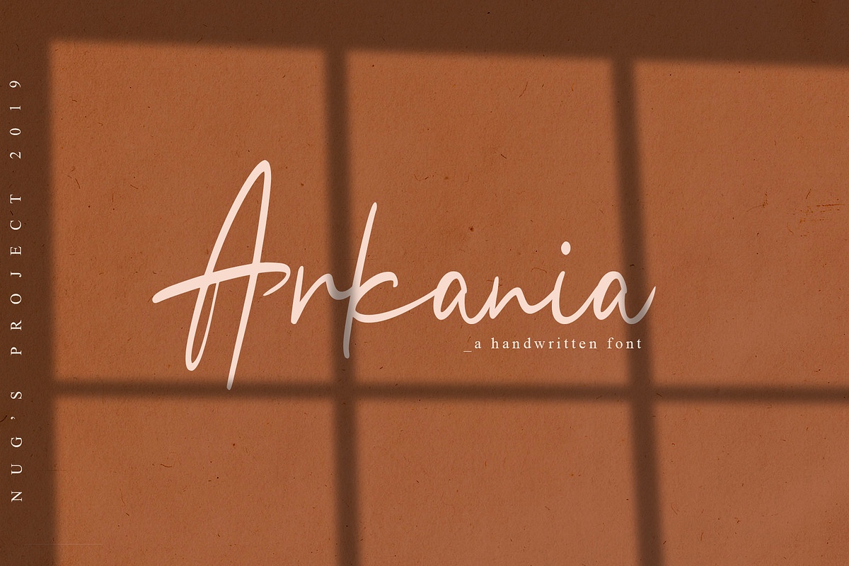 Arkania in Script Fonts - product preview 8