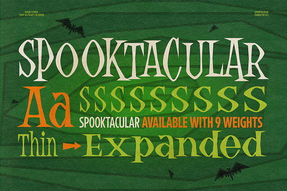 Spooktacular Font Family + Extras in Display Fonts - product preview 1