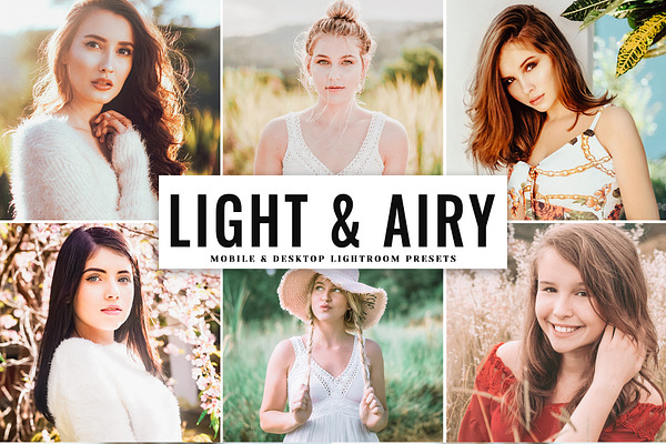 Light & Airy Lightroom Presets