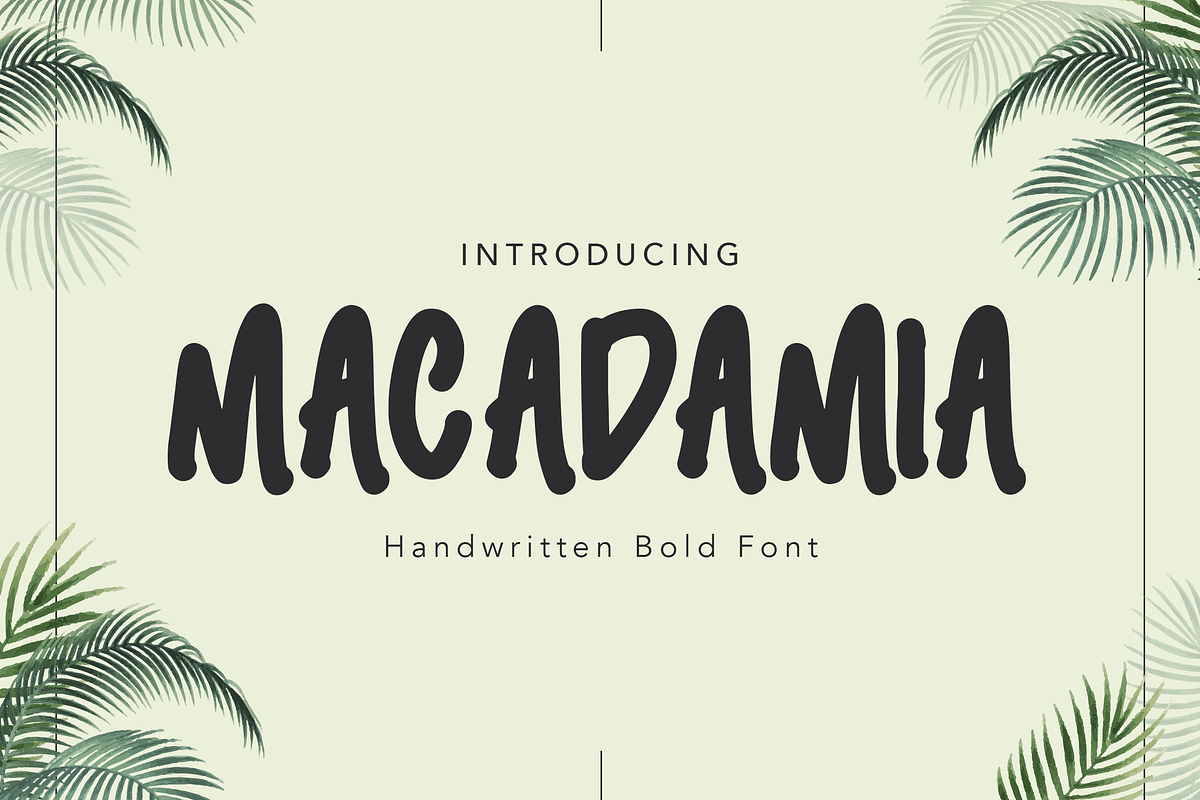 Macadamia Handwritten Font in Display Fonts - product preview 8
