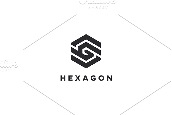 Hexagon G Logo in Logo Templates - product preview 2