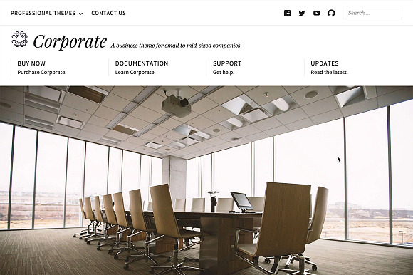Corporate WordPress Theme in WordPress Business Themes - product preview 2