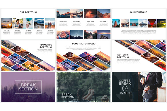 Photo slides presentations in Keynote Templates - product preview 5