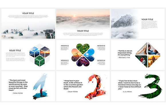 Photo slides presentations in Keynote Templates - product preview 7