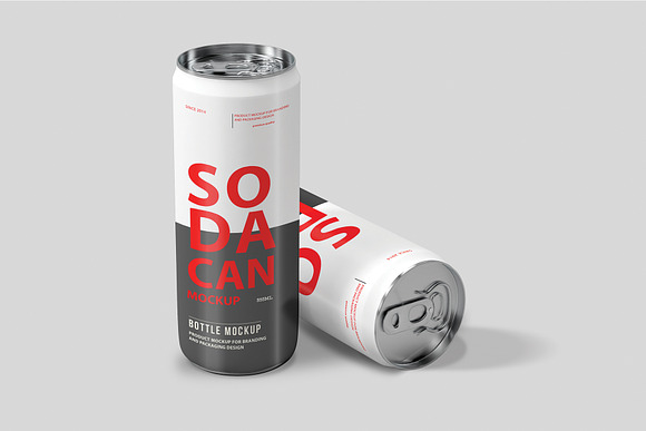 Soda Can Mockup Pack - vol2 in Mockup Templates - product preview 4