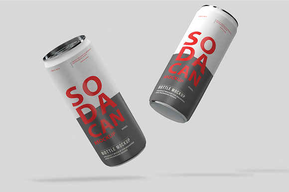 Soda Can Mockup Pack - vol2 in Mockup Templates - product preview 7