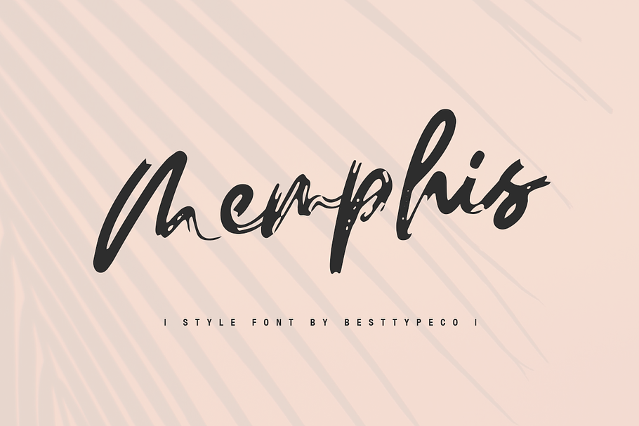 Memphis Style in Script Fonts - product preview 8