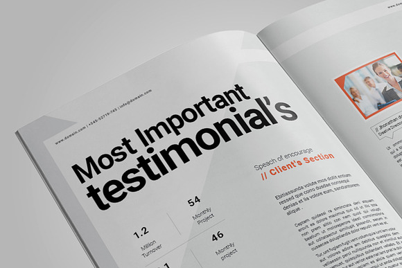 Company Profile in Brochure Templates - product preview 12