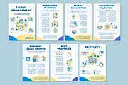Talent management brochure template