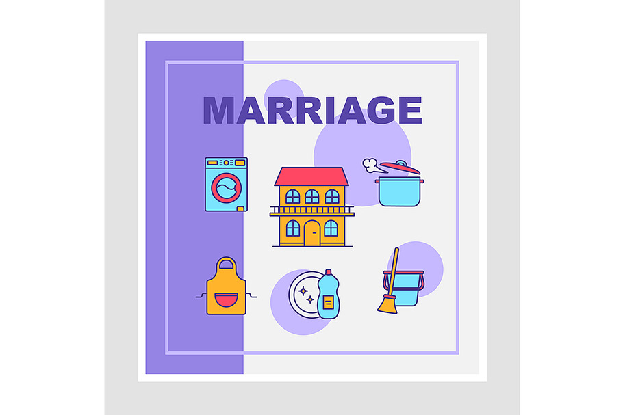 Marriage social media posts mockup in Social Media Templates - product preview 8
