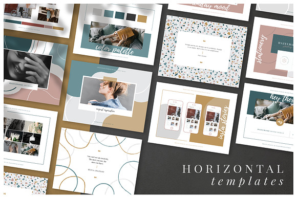 HAZELWOOD | Social | Canva & PPT in Social Media Templates - product preview 6