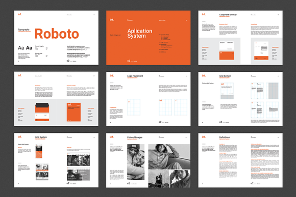 Brand Book Guidelines in Brochure Templates - product preview 11