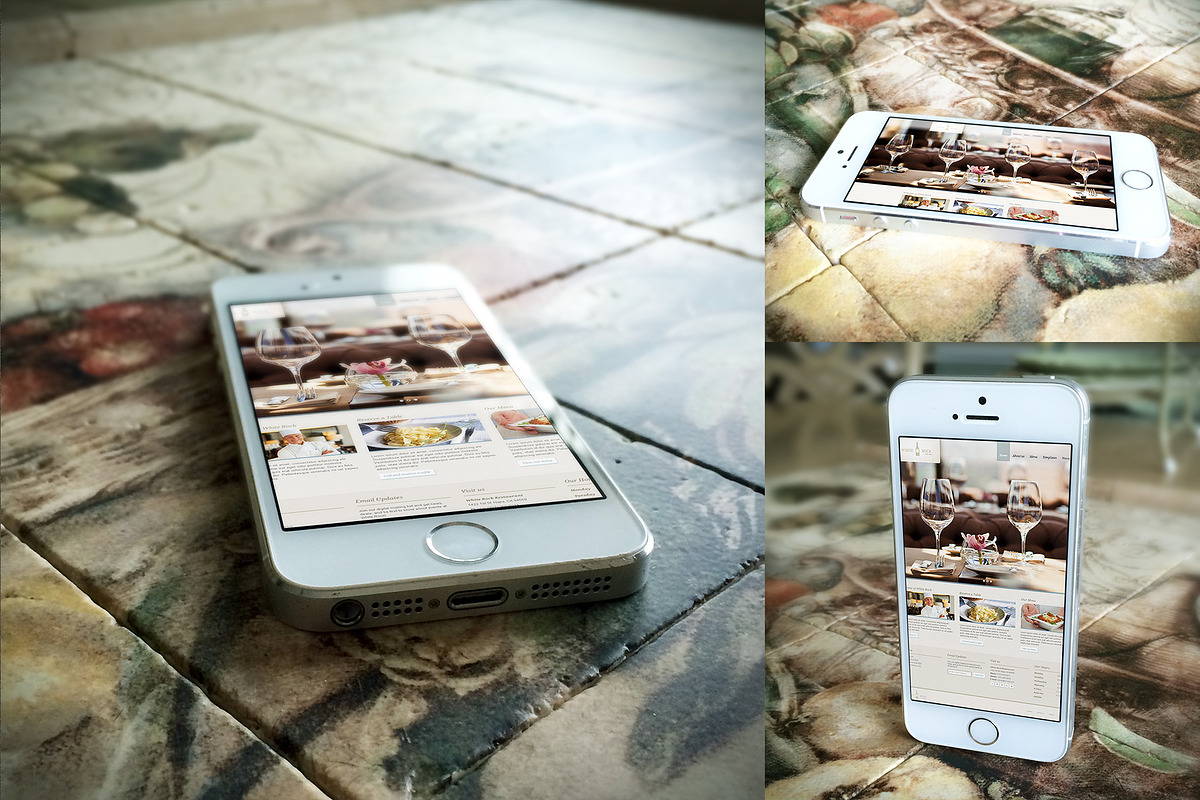 Smart Phone on Table Mockup Template in Mobile & Web Mockups - product preview 8