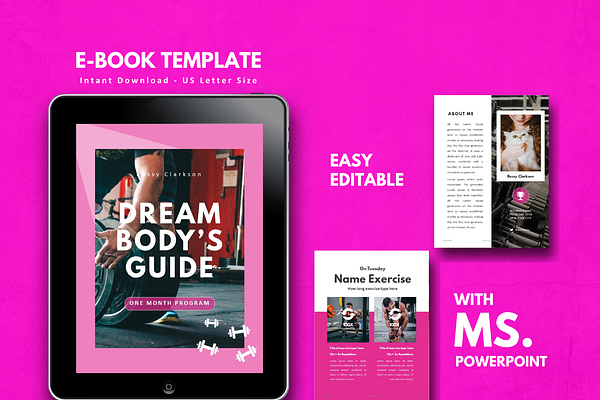 Fitness eBook - eBook Template