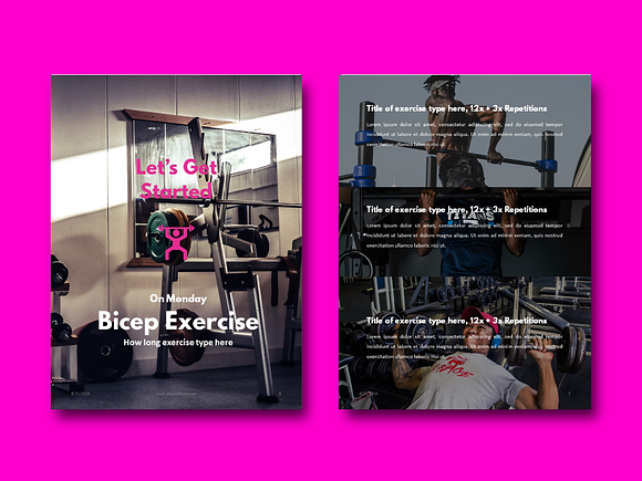 Fitness eBook - eBook Template in Brochure Templates - product preview 3