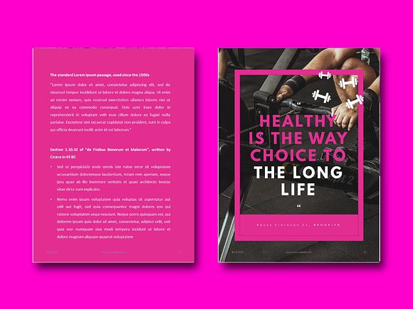 Fitness eBook - eBook Template in Brochure Templates - product preview 7