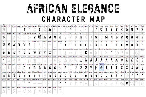 African Elegance Ethnic Lettering in Display Fonts - product preview 2