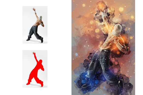 Modern Art Photoshop Action in Add-Ons - product preview 4