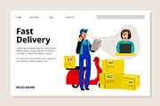 Fast delivery web page