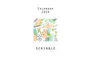 Calendar 2016. Scribble