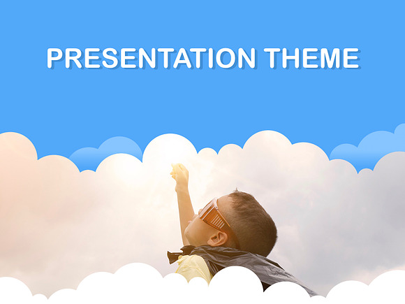 Cloudy PowerPoint Presentation Theme in PowerPoint Templates - product preview 2