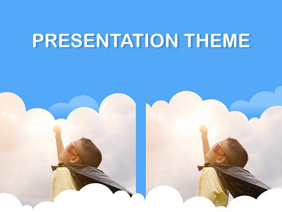 Cloudy PowerPoint Presentation Theme in PowerPoint Templates - product preview 3