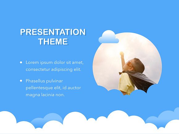 Cloudy PowerPoint Presentation Theme in PowerPoint Templates - product preview 4