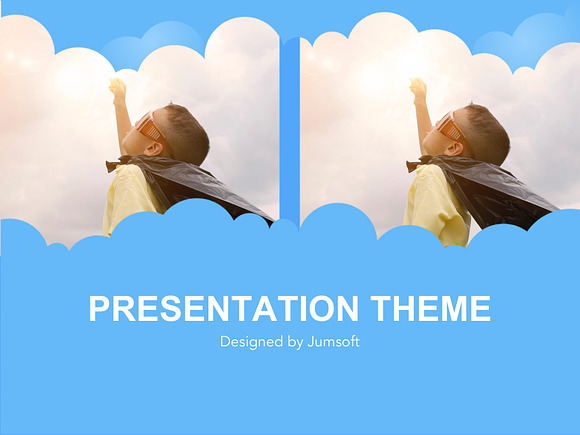 Cloudy Google Slides Theme in Google Slides Templates - product preview 3