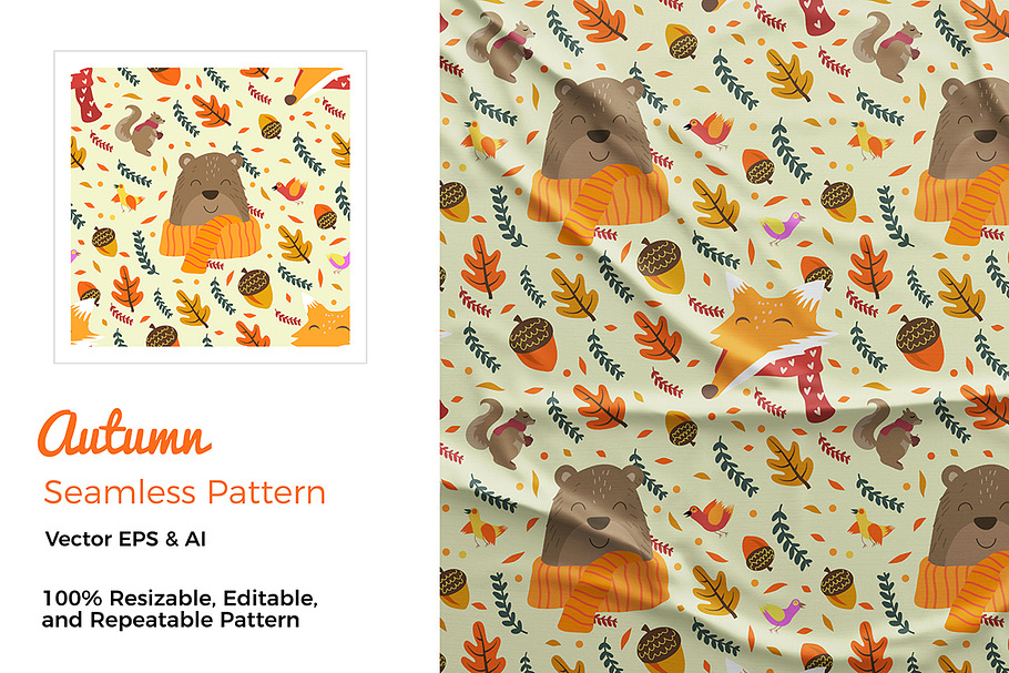 Autumn Pattern in Patterns - product preview 8