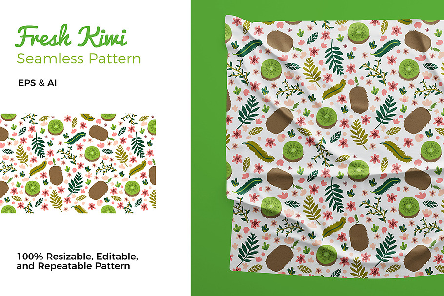 Fresh Kiwi Pattern in Patterns - product preview 8