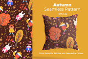 Autumn Animasl Pattern