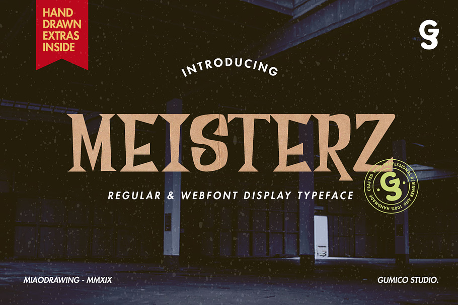 Meisterz Typeface in Display Fonts - product preview 8