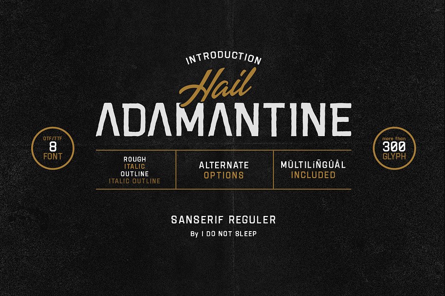 Adamantine Font in Sans-Serif Fonts - product preview 8