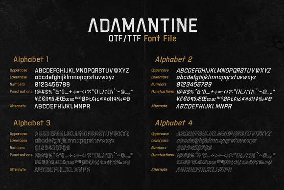 Adamantine Font in Sans-Serif Fonts - product preview 1