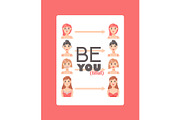 Plastic surgery poster vector