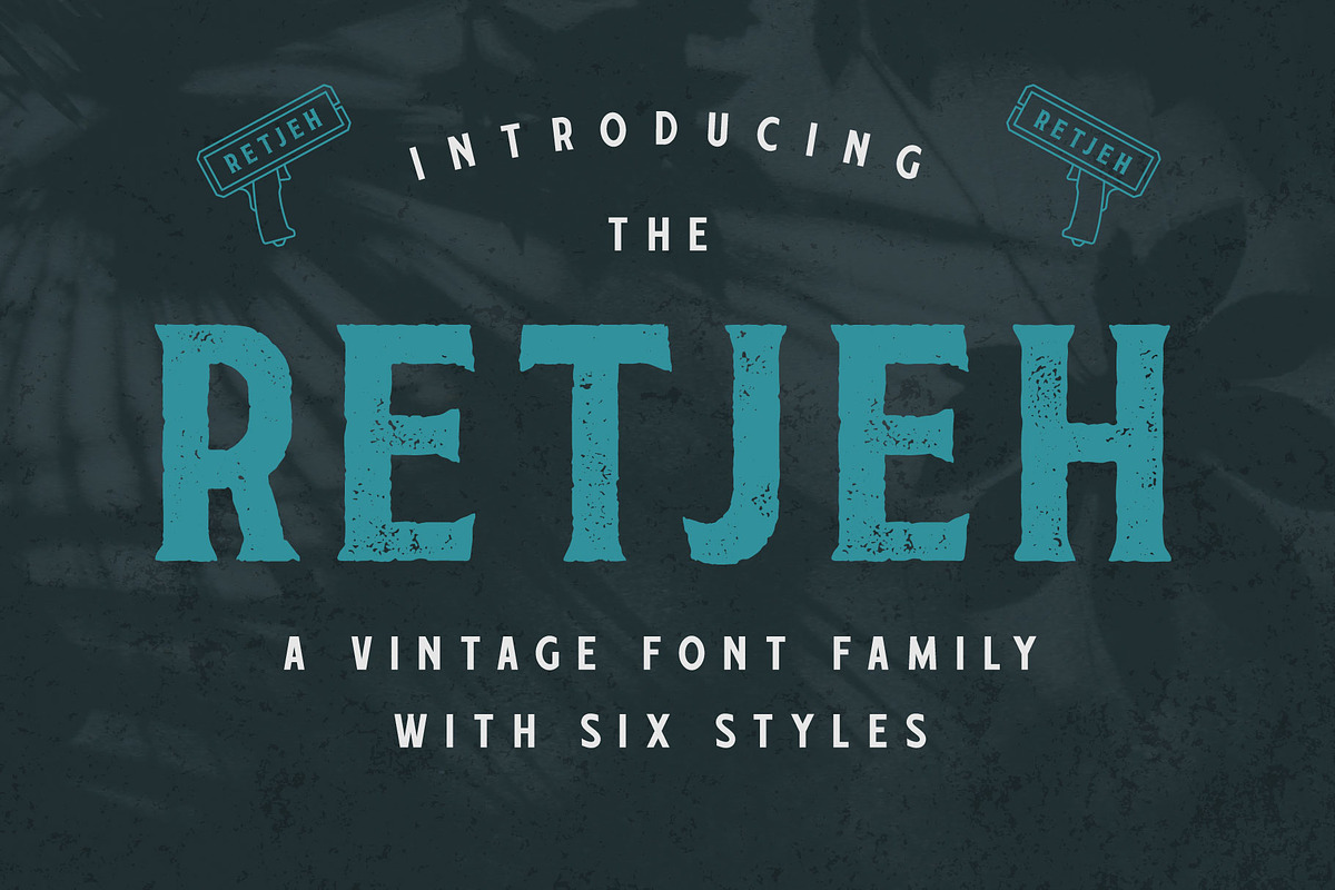 Retjeh Vintage Font Family in Display Fonts - product preview 8