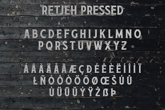 Retjeh Vintage Font Family in Display Fonts - product preview 3