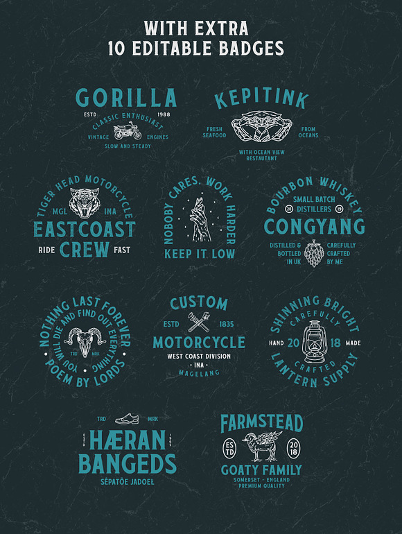 Retjeh Vintage Font Family in Display Fonts - product preview 6