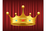 Queen Gorden Crown, Royal Vector