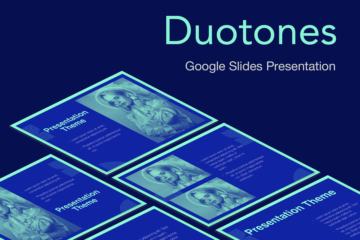 Duotones Google Slides Theme in Google Slides Templates - product preview 8
