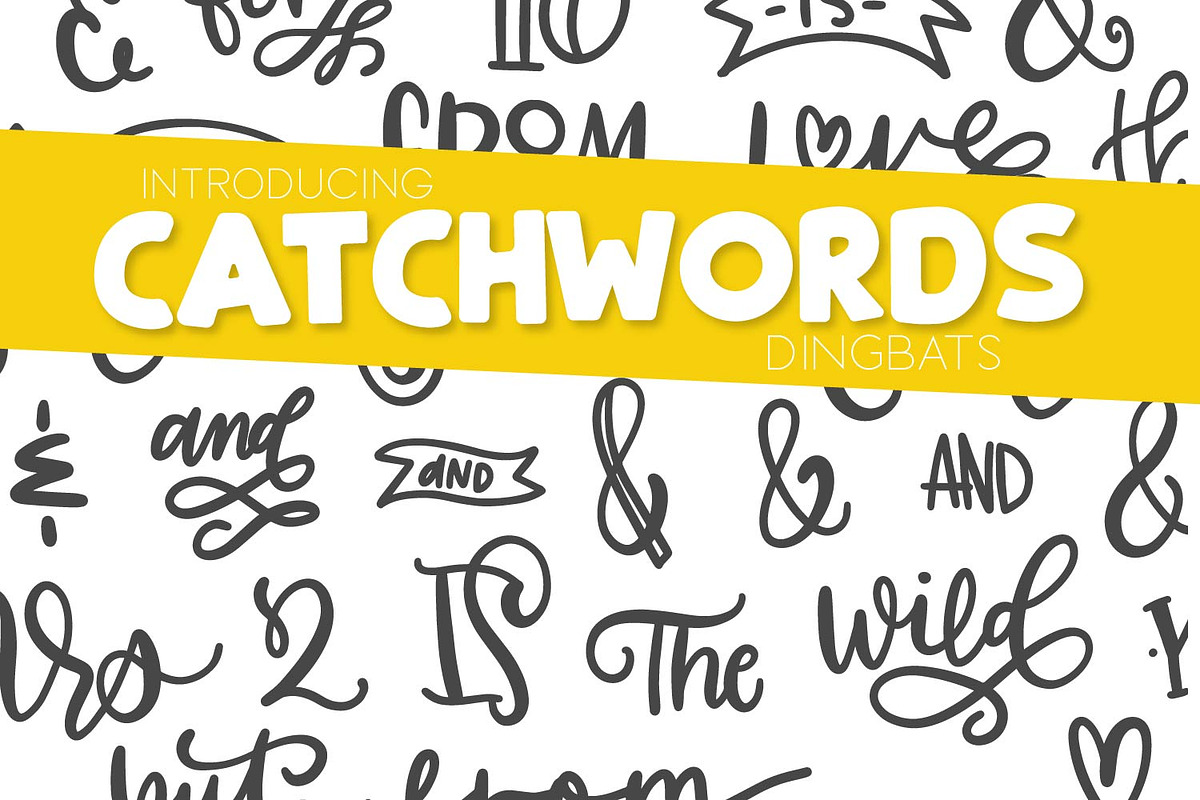 Catchwords - Dingbat Font in Symbol Fonts - product preview 8