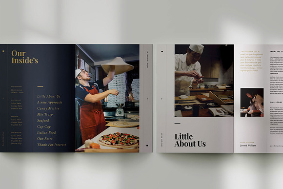 Cookbook / Recipe Book V.2 in Brochure Templates - product preview 2